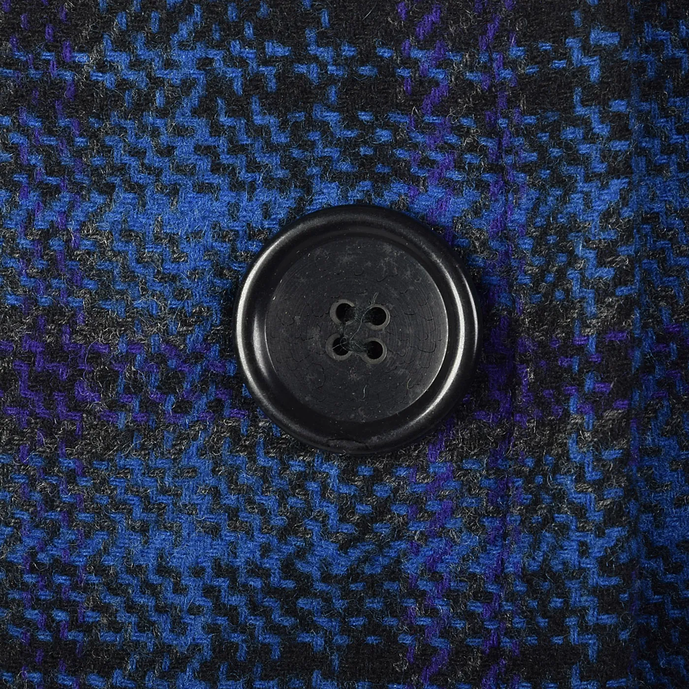 1960s Pendleton Wool Skirt Suit in Blue and Purple Plaid