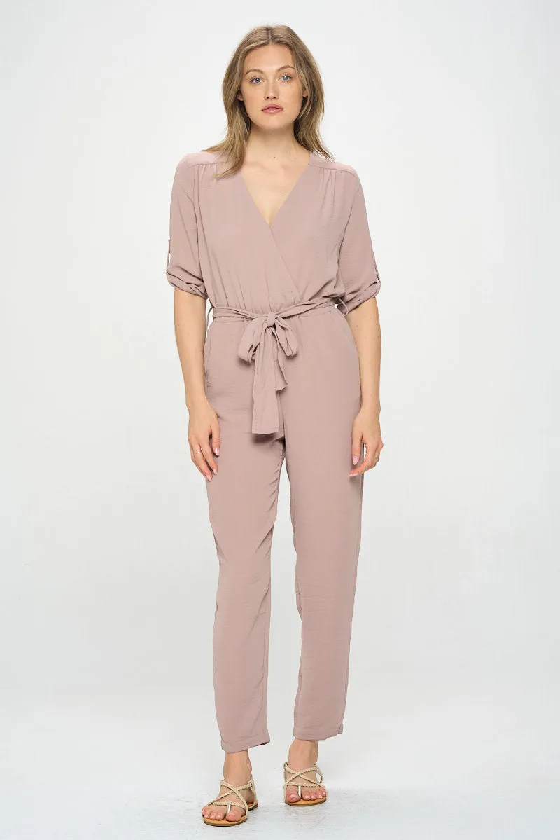 3/4 SLEEVE PANTSUIT