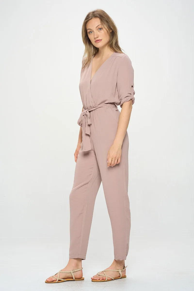 3/4 SLEEVE PANTSUIT