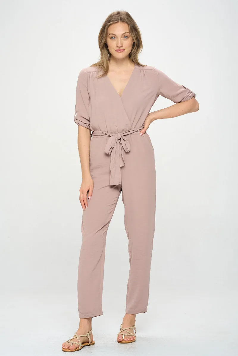 3/4 SLEEVE PANTSUIT