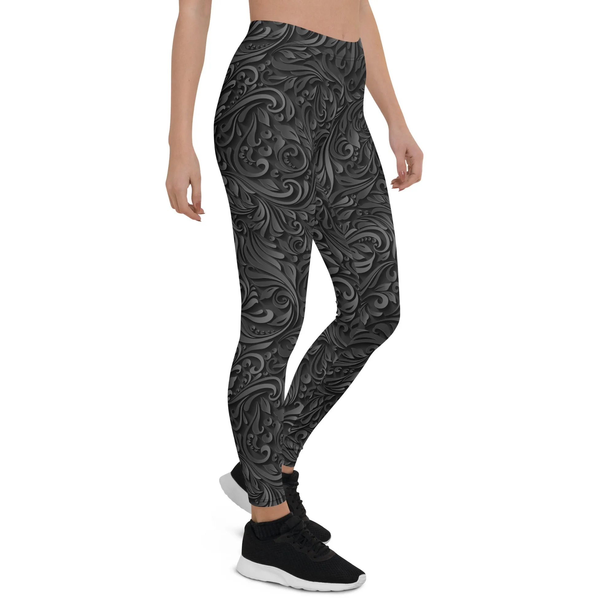 3D Art Deco Leggings