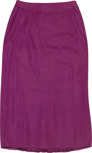 80s Purple Pencil Skirt