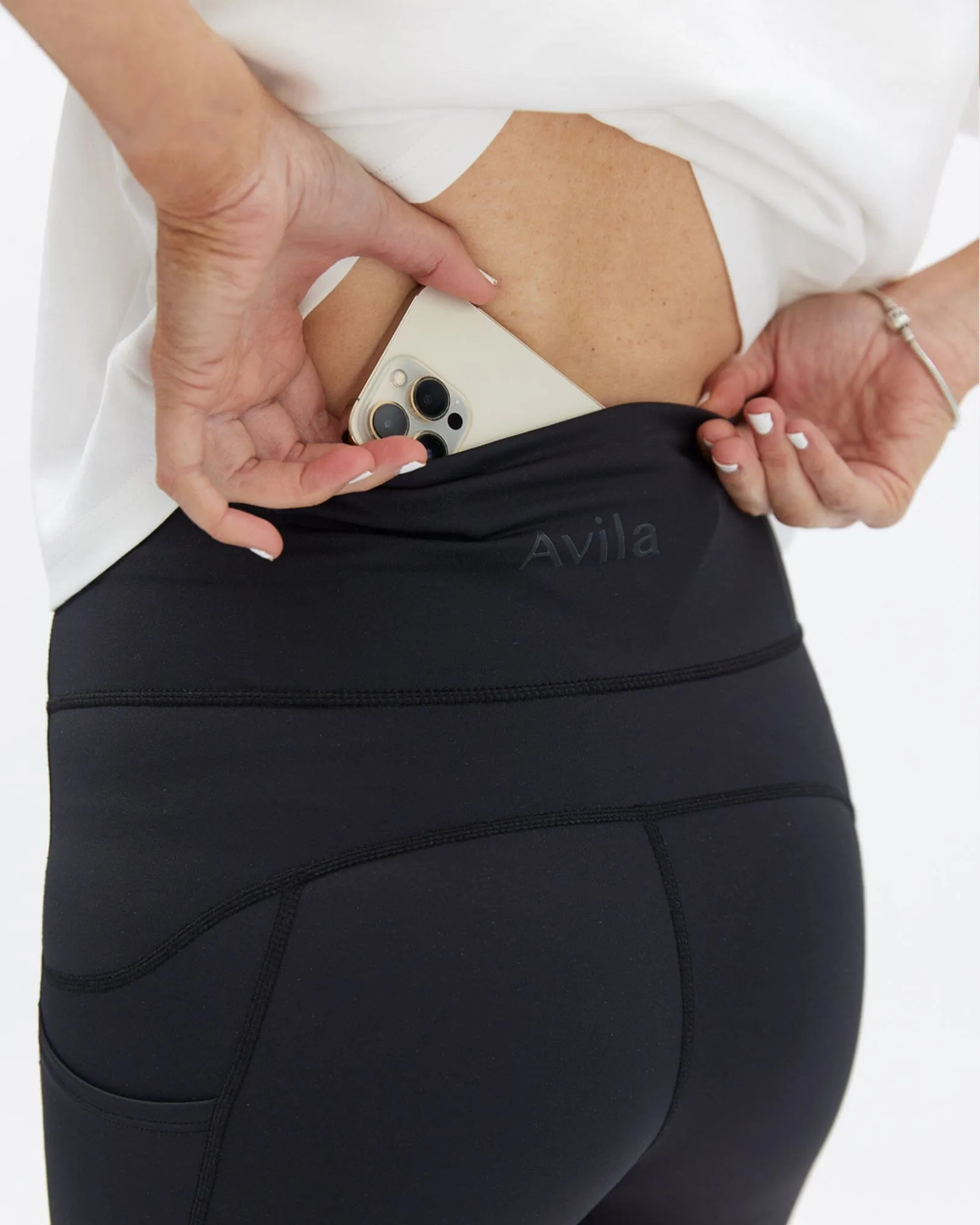 Active living bike shorts - 3 pocket - Black