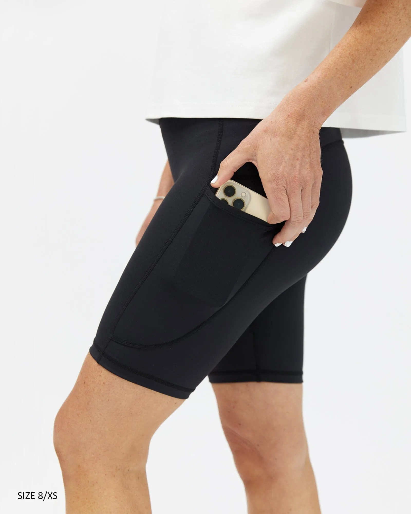 Active living bike shorts - 3 pocket - Black