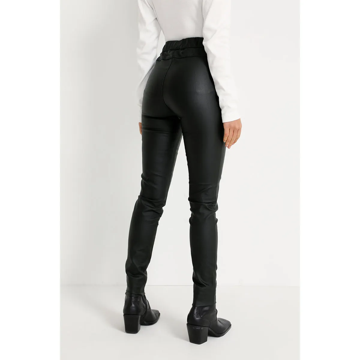 Ada coated jegging black (Levering 3-4 hverdage)