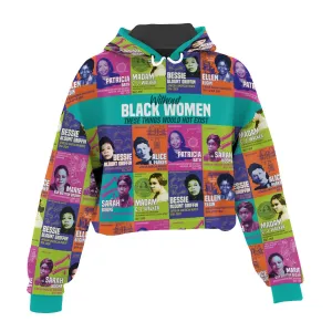 African Women Inventors Cropped Hoodie