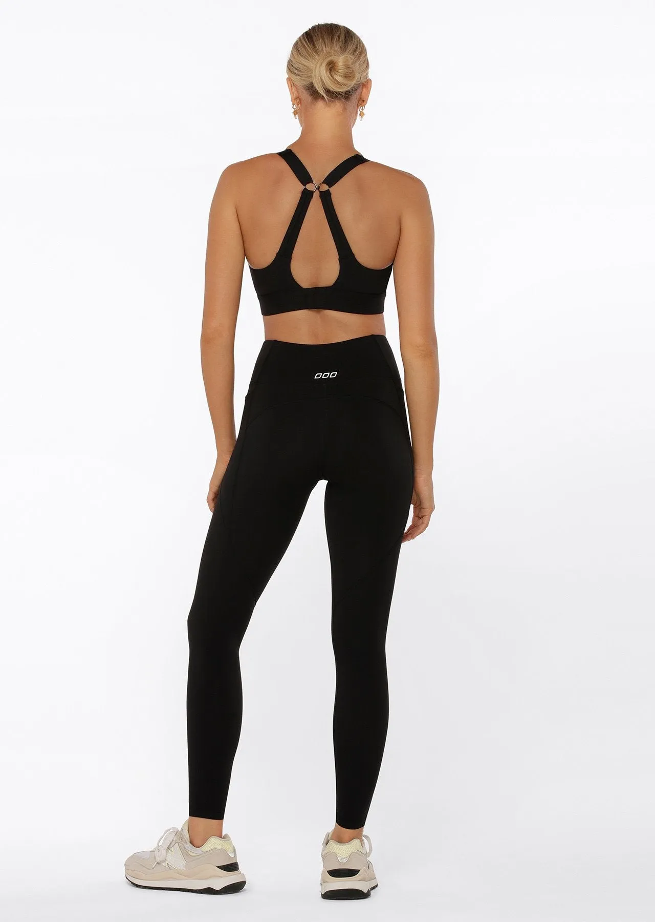 Amy Phone Pocket Full Length Tech Leggings | Black