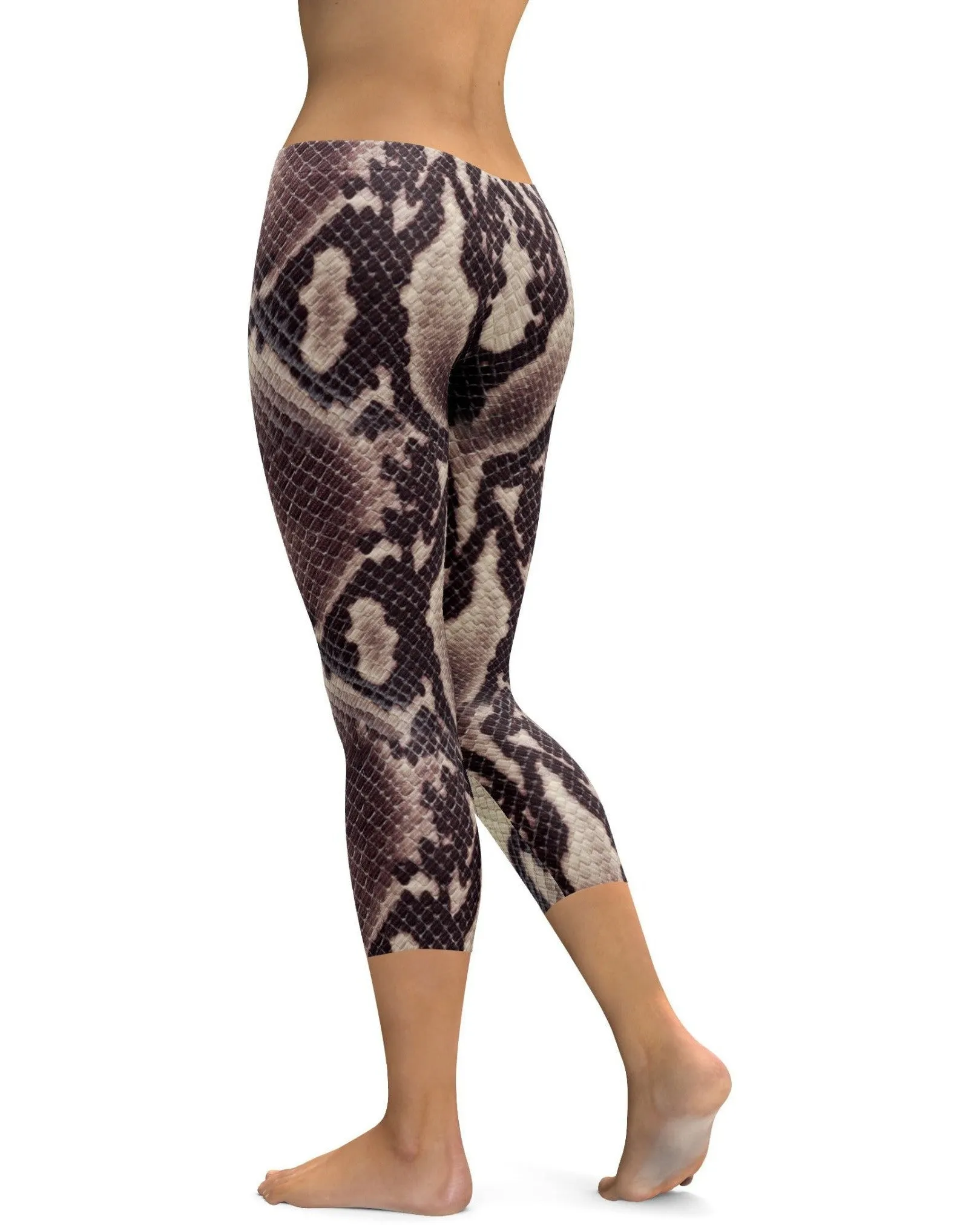 Anaconda Snake Skin Capris