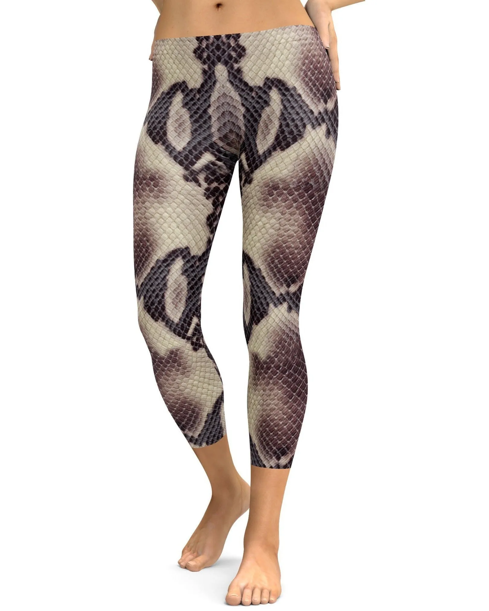 Anaconda Snake Skin Capris