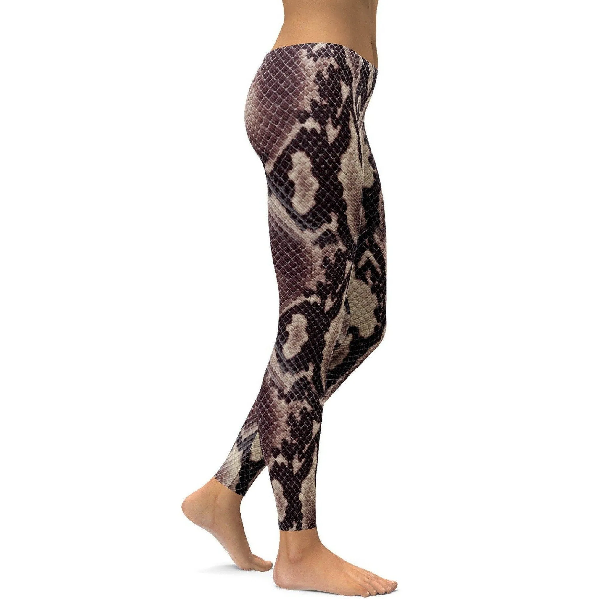 Anaconda Snake Skin Leggings