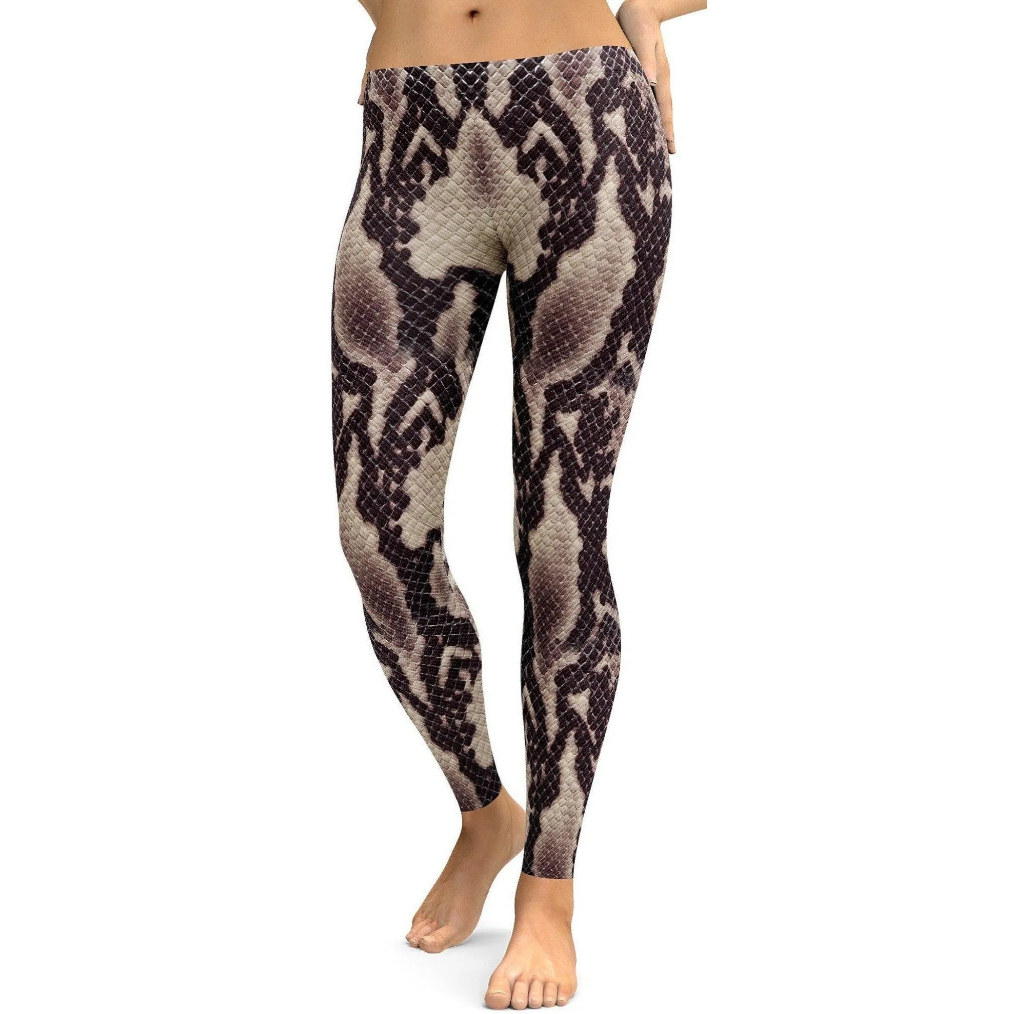 Anaconda Snake Skin Leggings