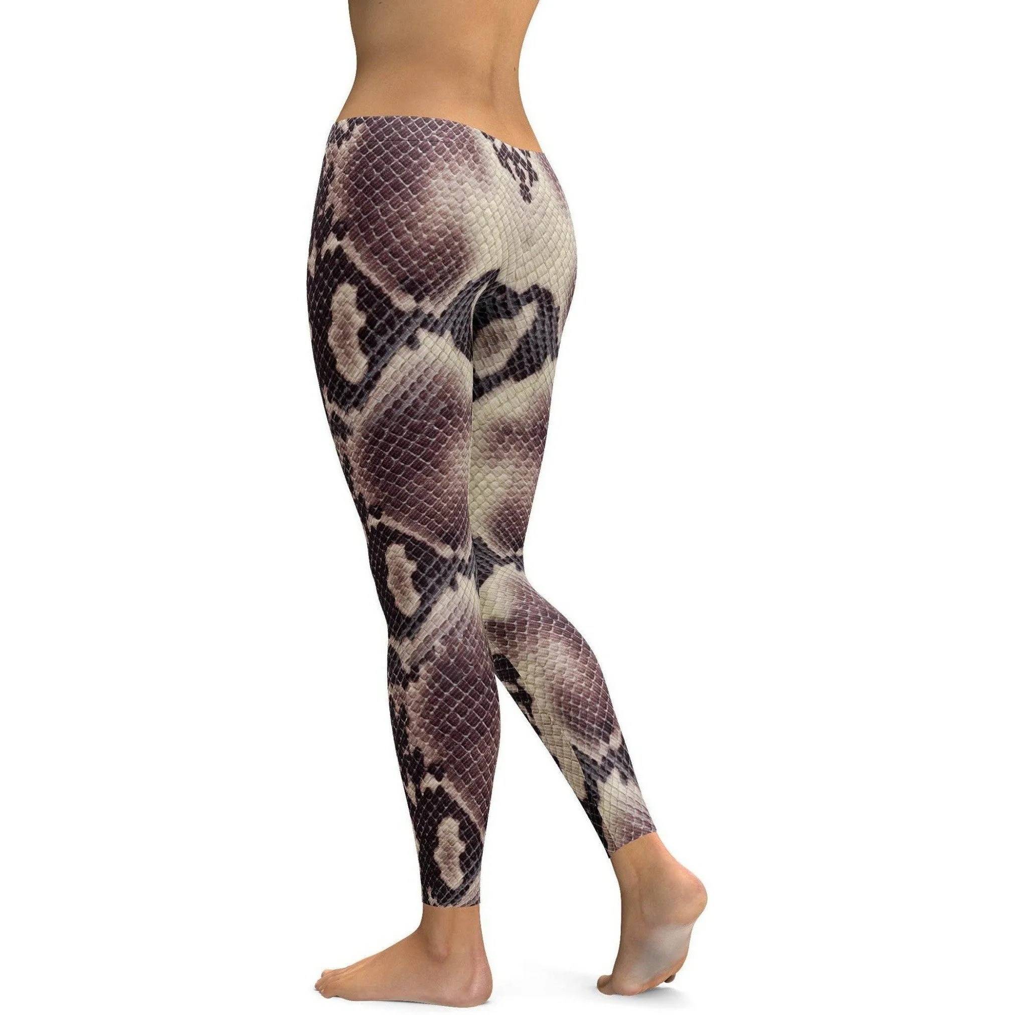 Anaconda Snake Skin Leggings