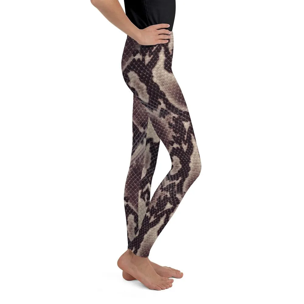 Anaconda Snake Skin Youth Leggings