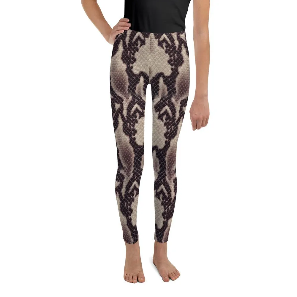 Anaconda Snake Skin Youth Leggings