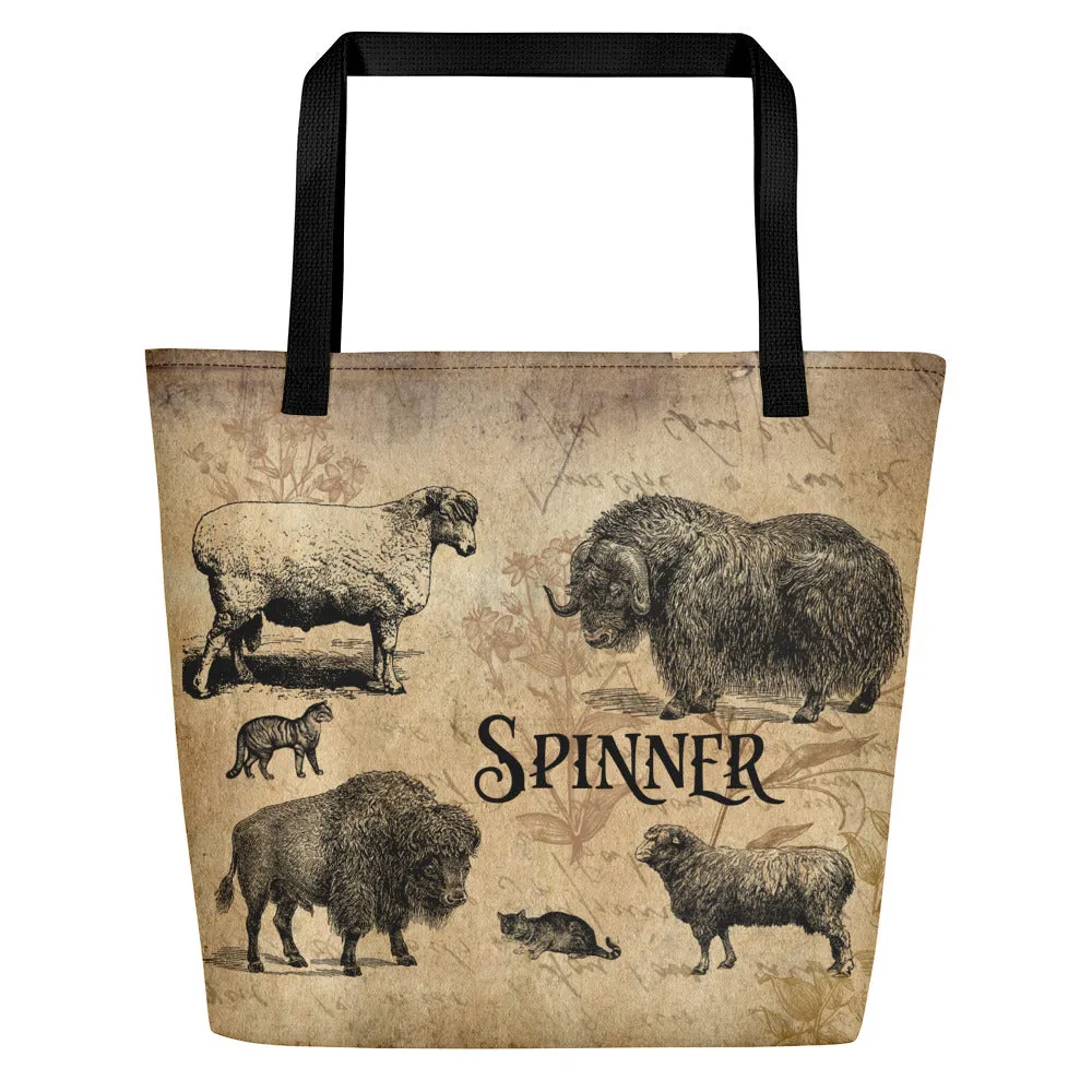 Antique Animals Spinner Bag