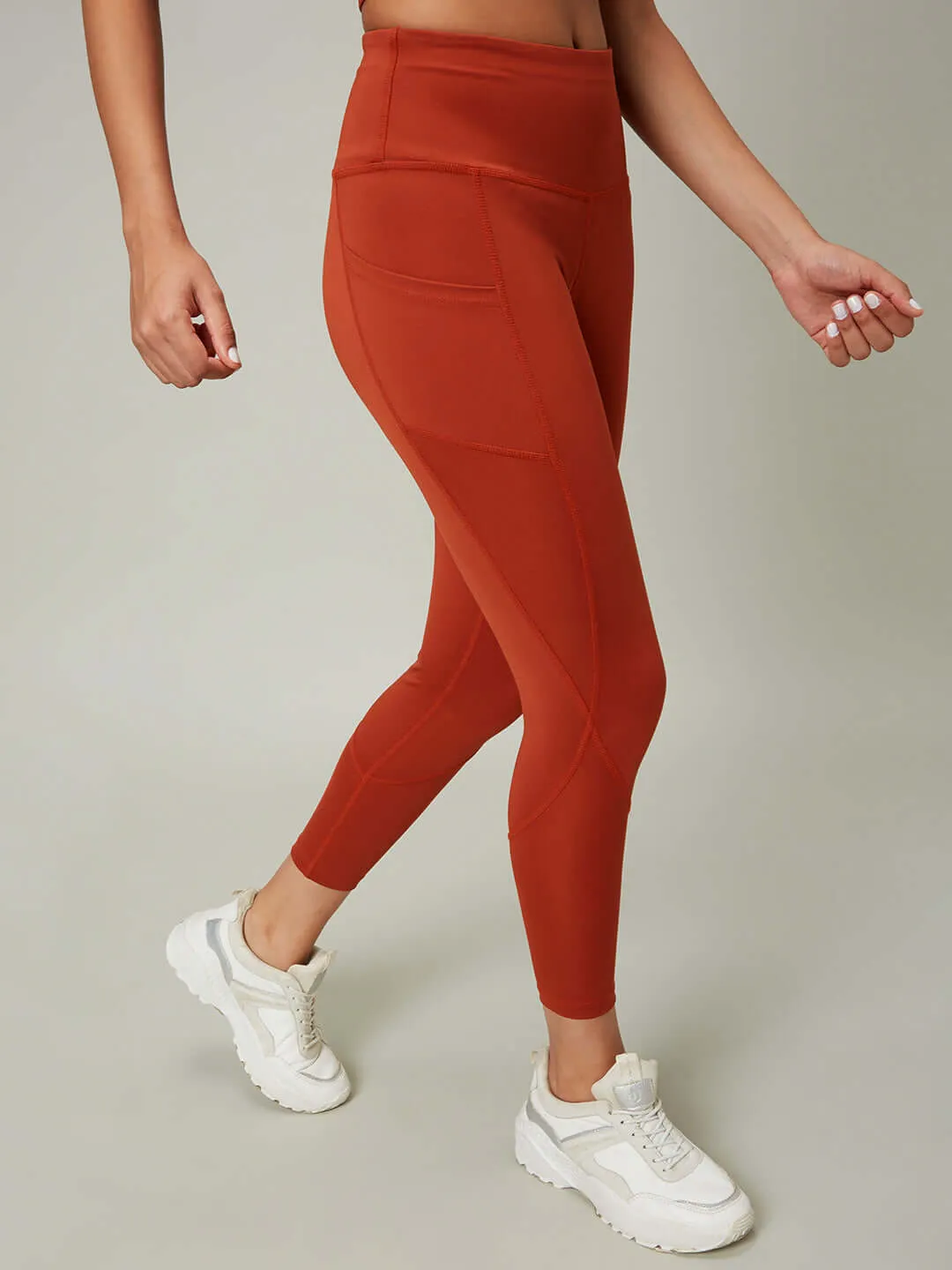 Arabian spice Cross Back Crop Top & Aura Leggings