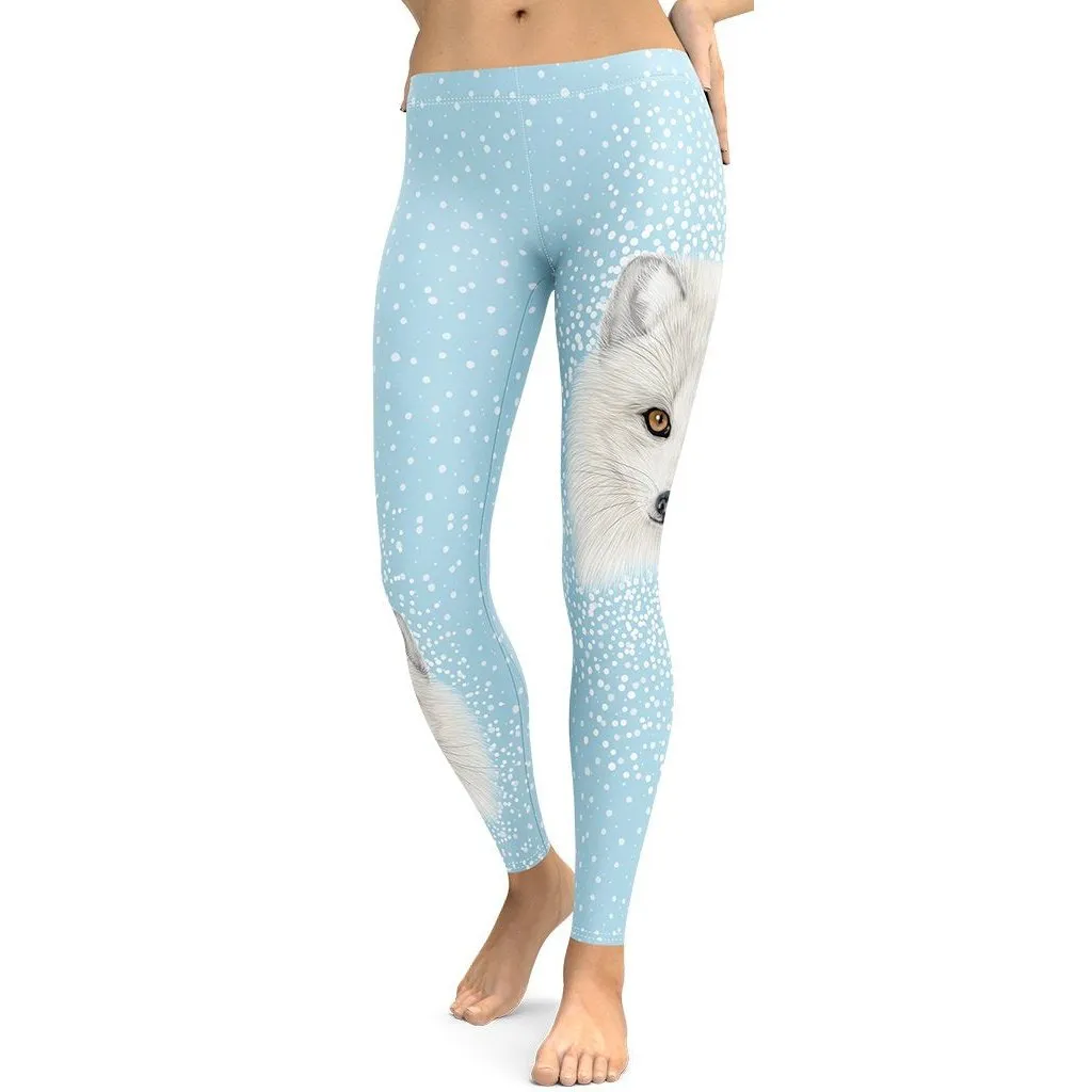 Arctic Fox Dog Leggings