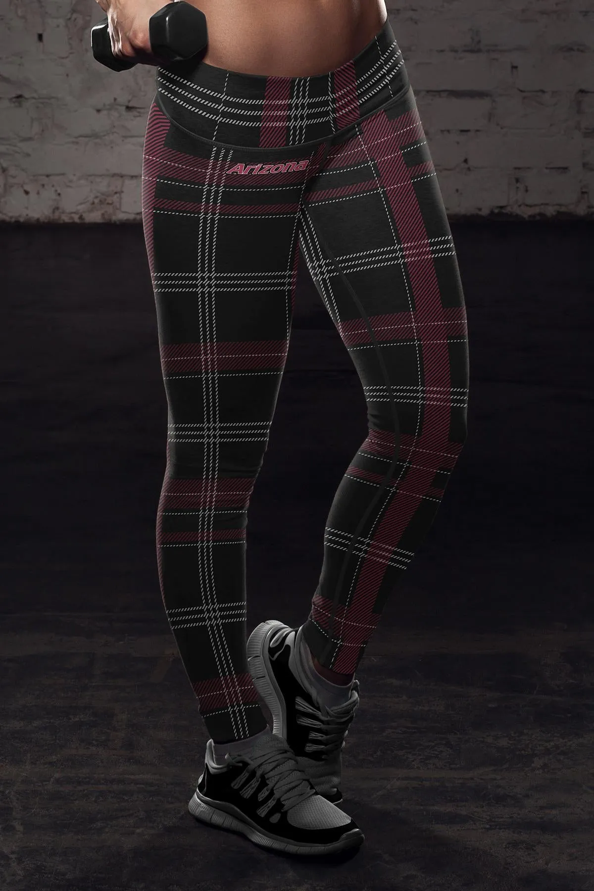 Arizona Football Plaid Leggings