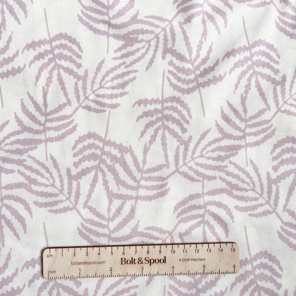 Art Gallery Fabrics Knit : Lilliput - Ferngully Lilac