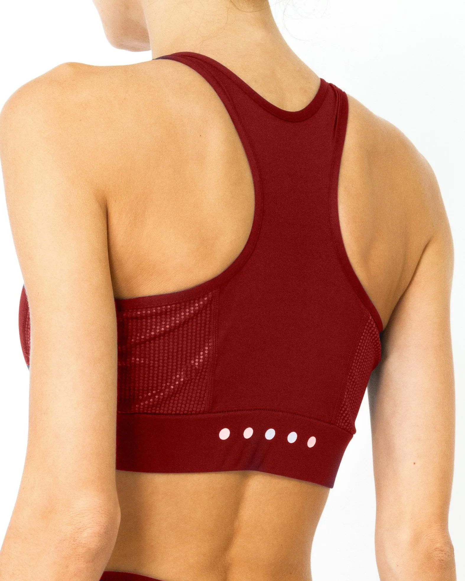 Ashton Sports Bra - Maroon