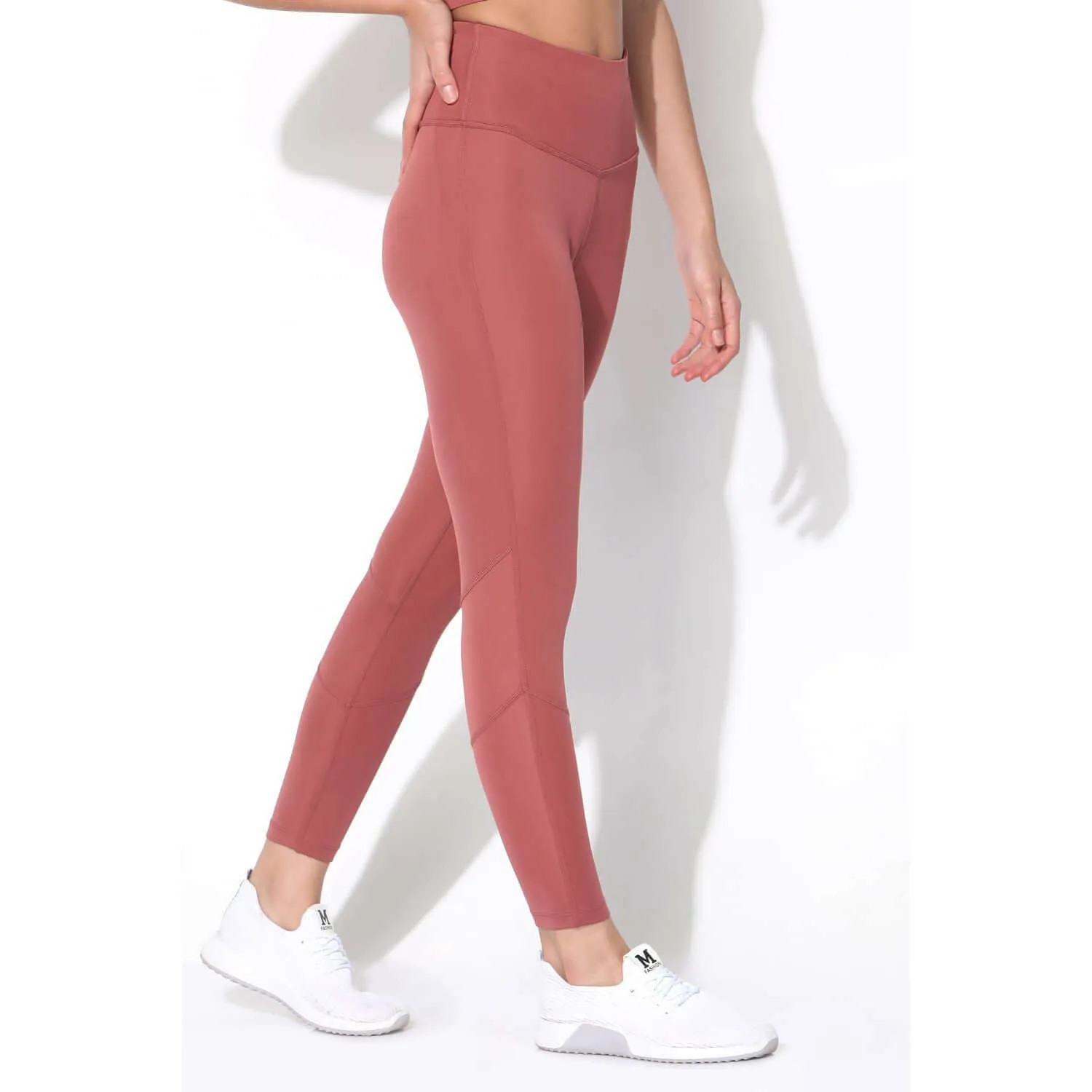 Ath Perform 7/8 High Waist Leggings Marsala