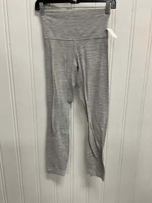 Athletic Leggings By Lululemon In Grey, Size:S