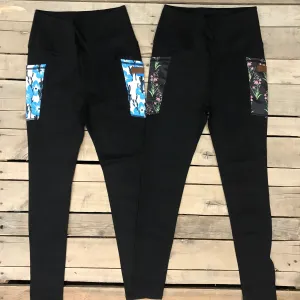 Athletic Pocket Print Leggings