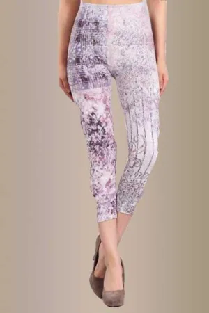 B2370AS Capri/Short Romantic Garden Leggings