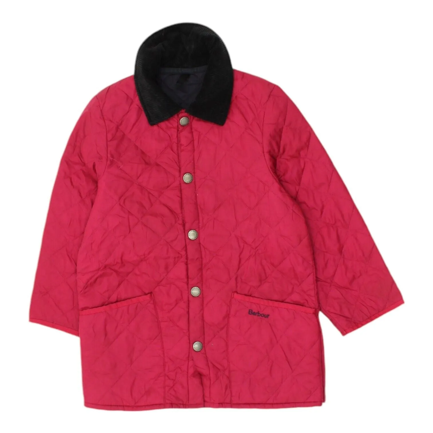 Barbour Kids Quilted Liddesdale Coat | Vintage High End Designer Girls Jacket