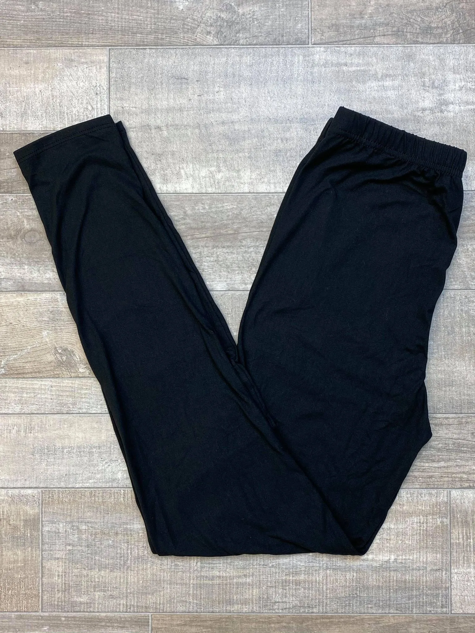 Basic Everyday Leggings - Black