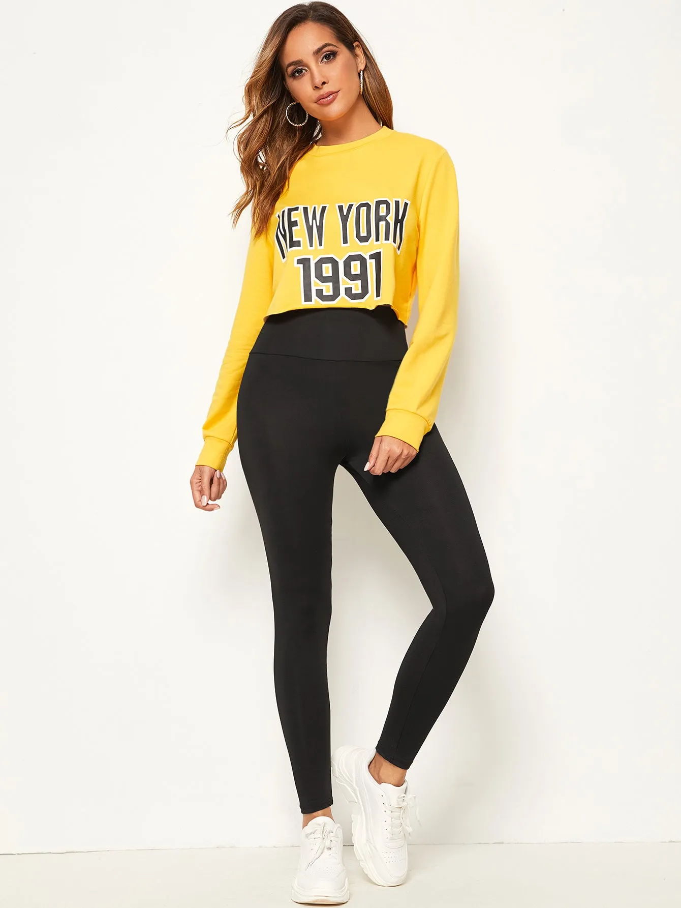 Basics Plain Long Women Leggings