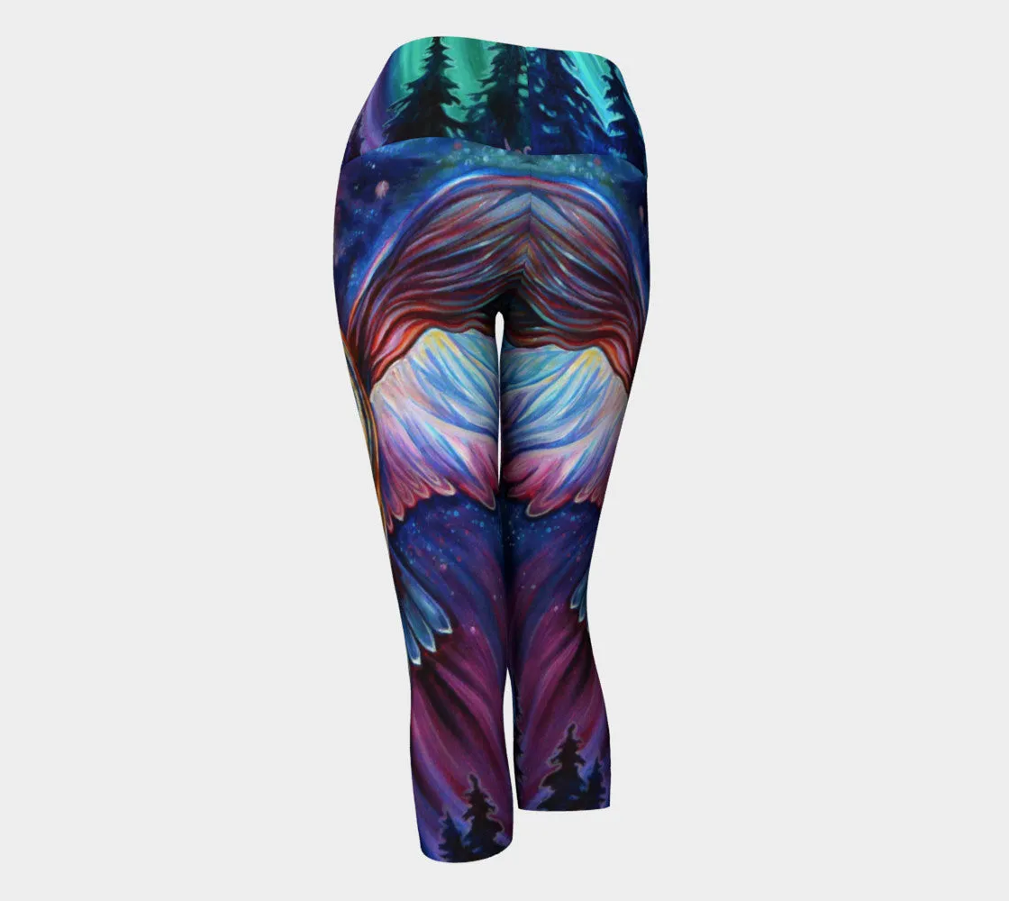 Believe in Mountians NES WildART Yoga Capris