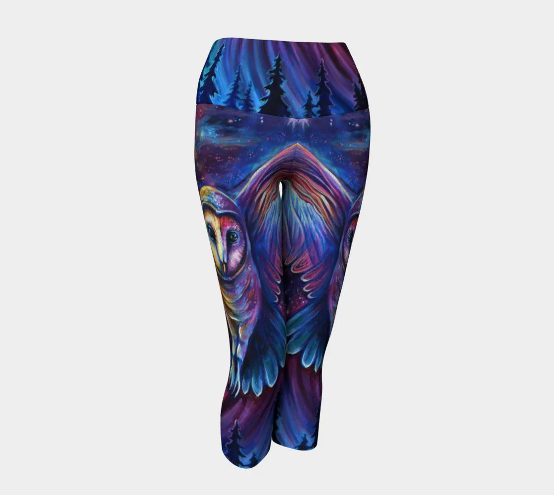 Believe in Mountians NES WildART Yoga Capris