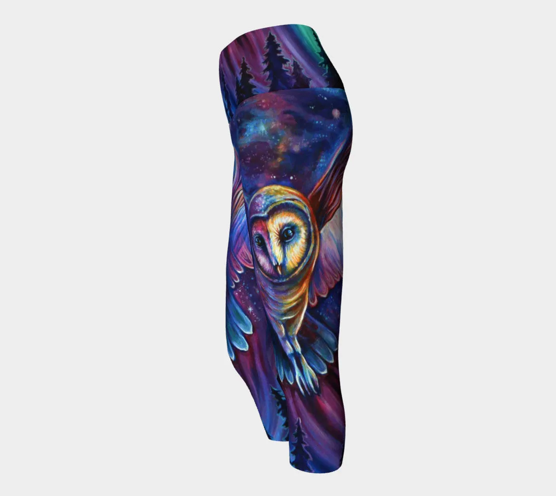 Believe in Mountians NES WildART Yoga Capris