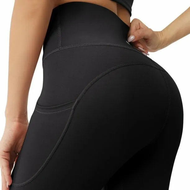 Black High Waist Yoga Legging*