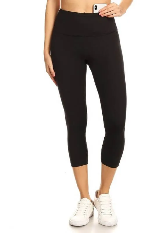 Black Yoga Capri Leggings