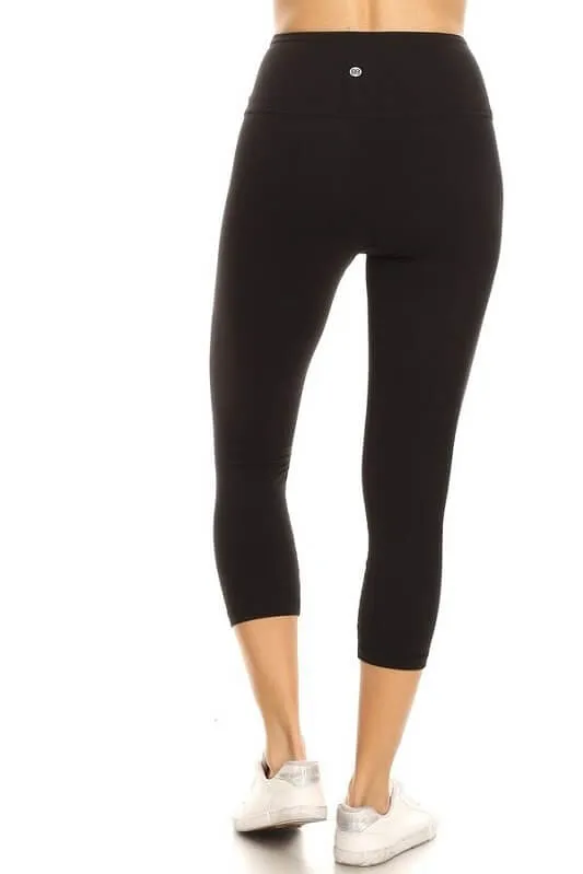 Black Yoga Capri Leggings