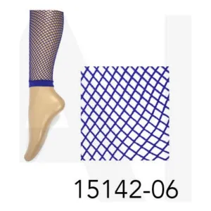 Blue Fishnet Leggings