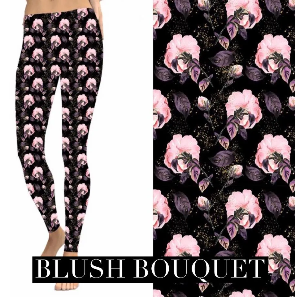 Blush Bouquet Leggings