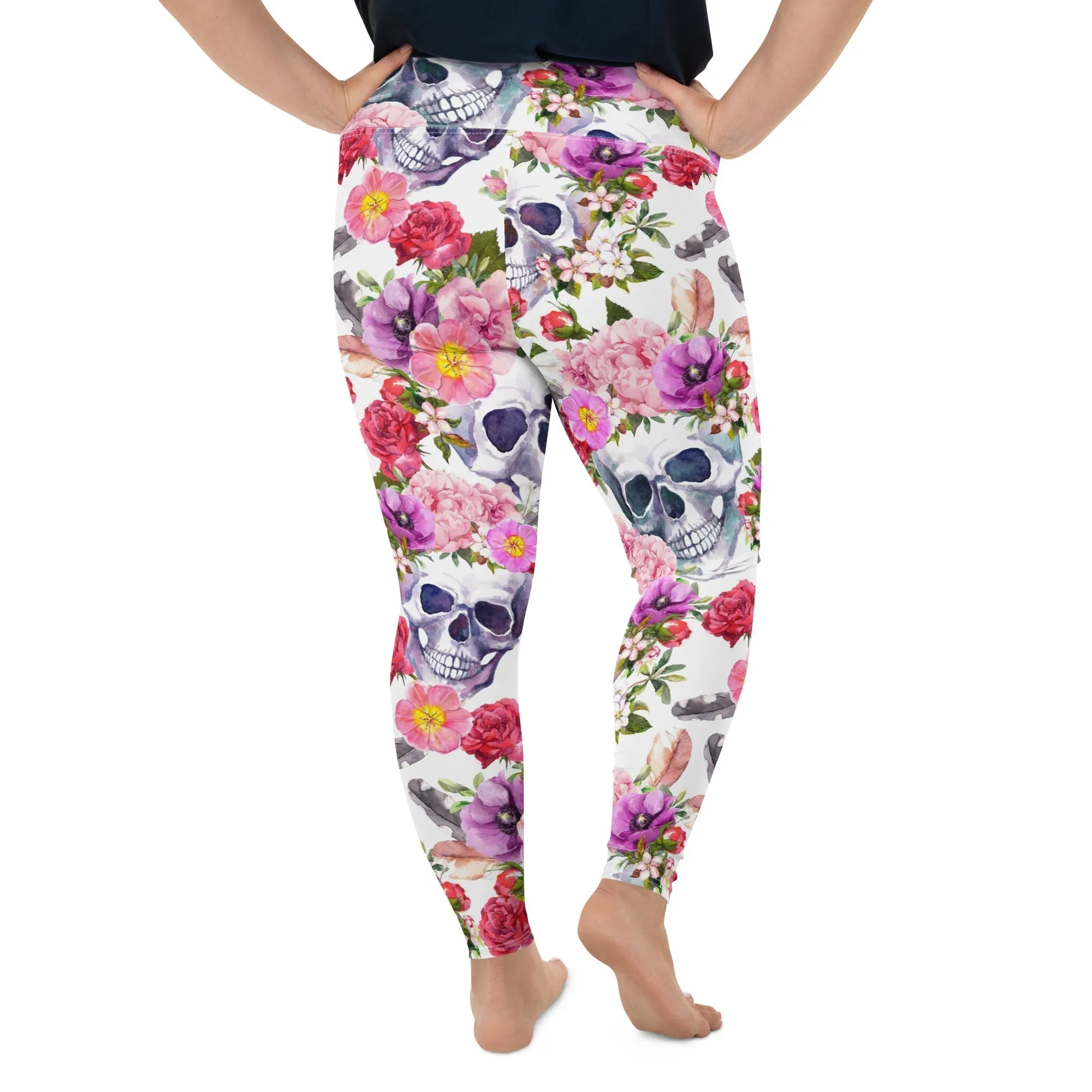 Boho Skull Plus Size Leggings