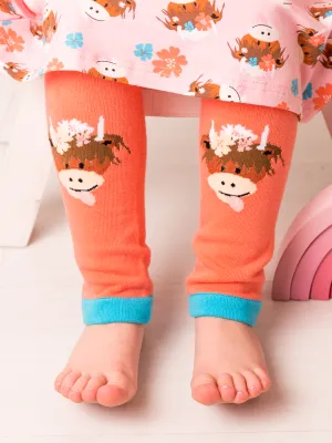 Bonnie Highland Cow Junior Leggings