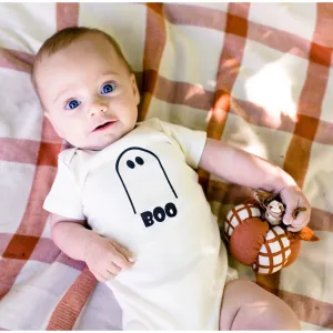 Boo Short-Sleeve Romper