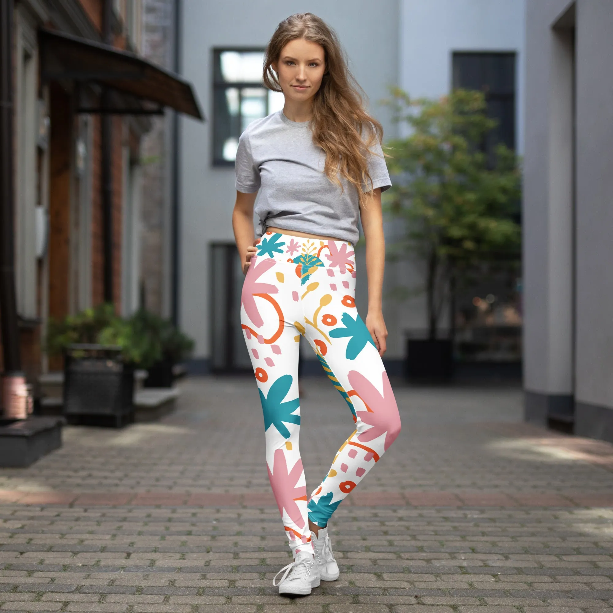 BOTANICAL Print Leggings