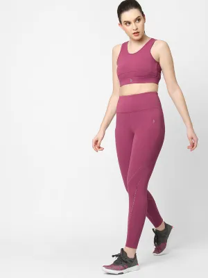 Bright Rose Cut-Out leggings