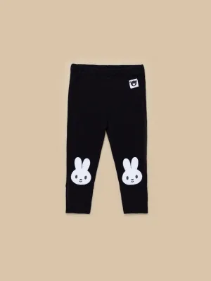 Bunny Knee Legging - Black