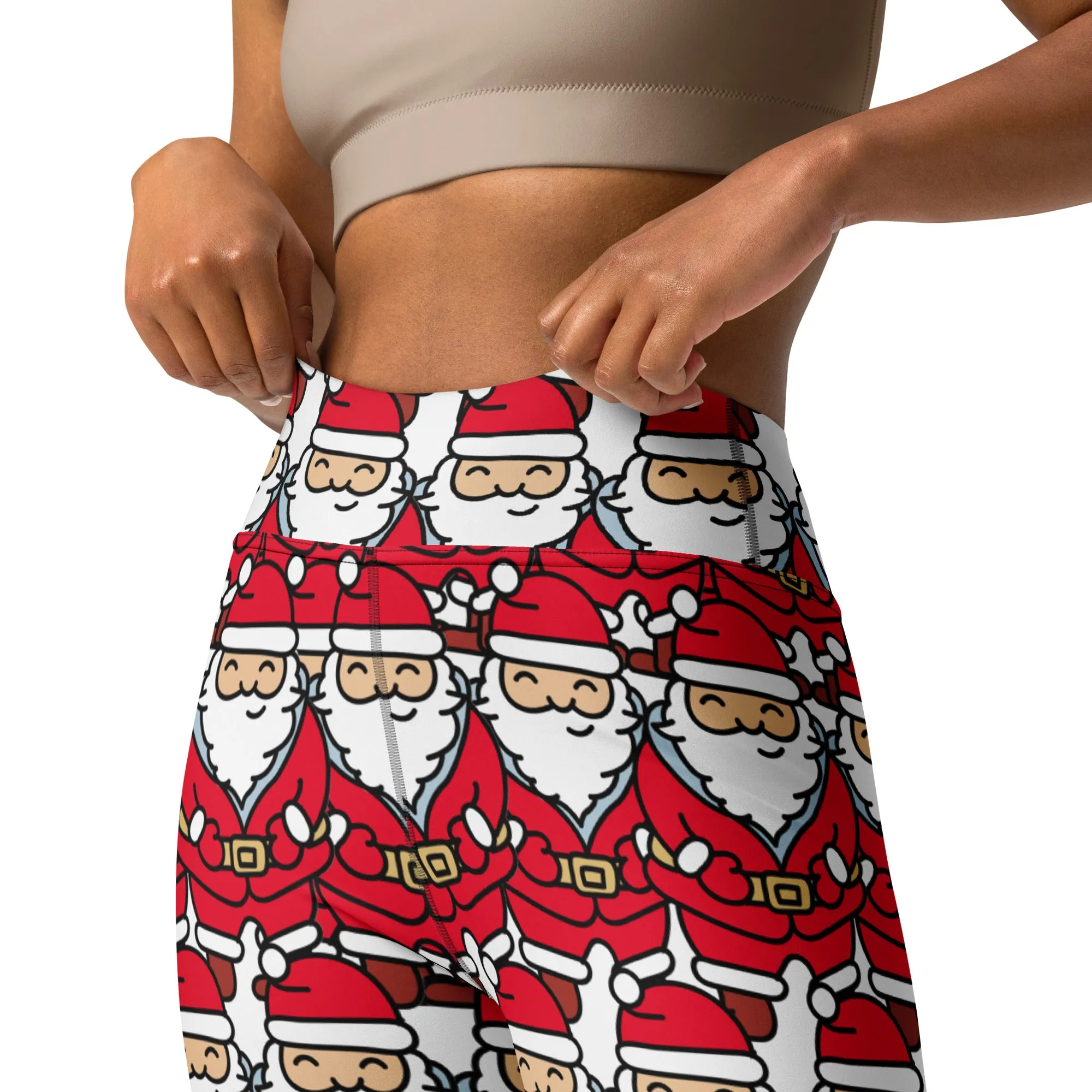 Cartoon Santa Yoga Leggings