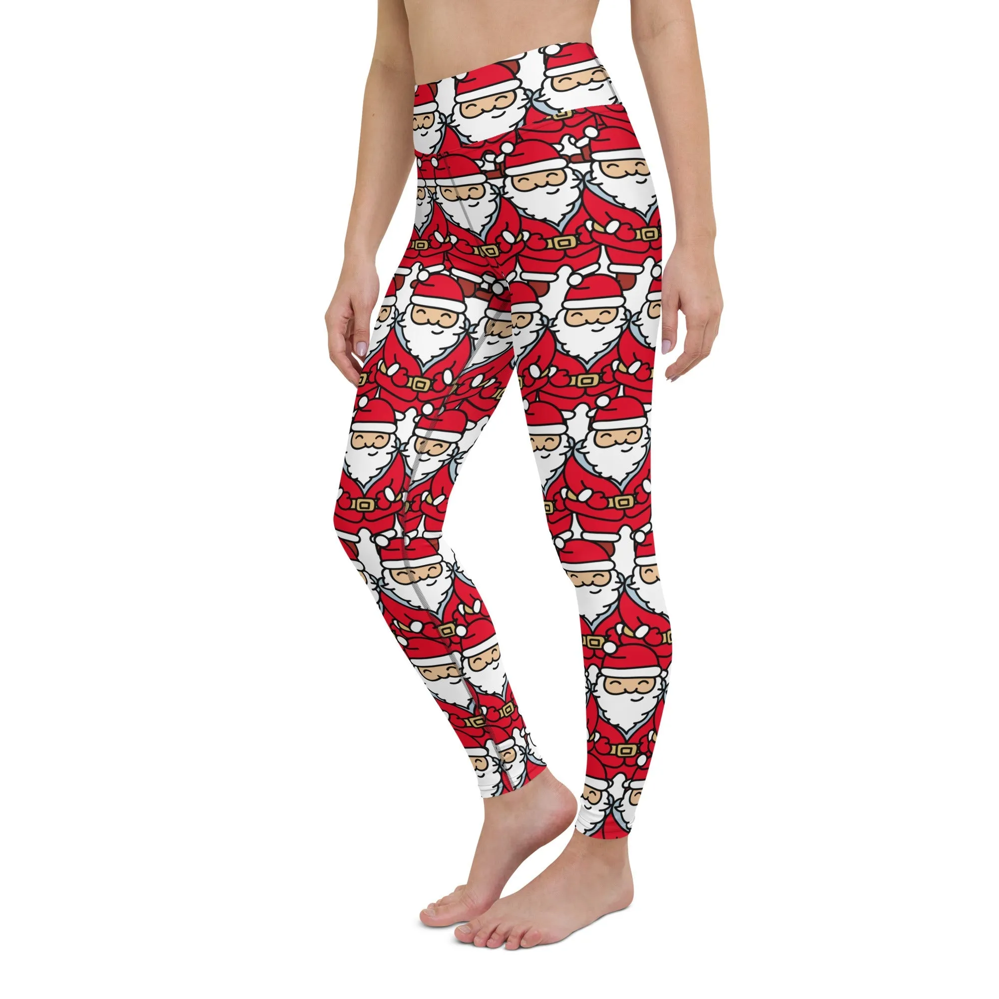 Cartoon Santa Yoga Leggings