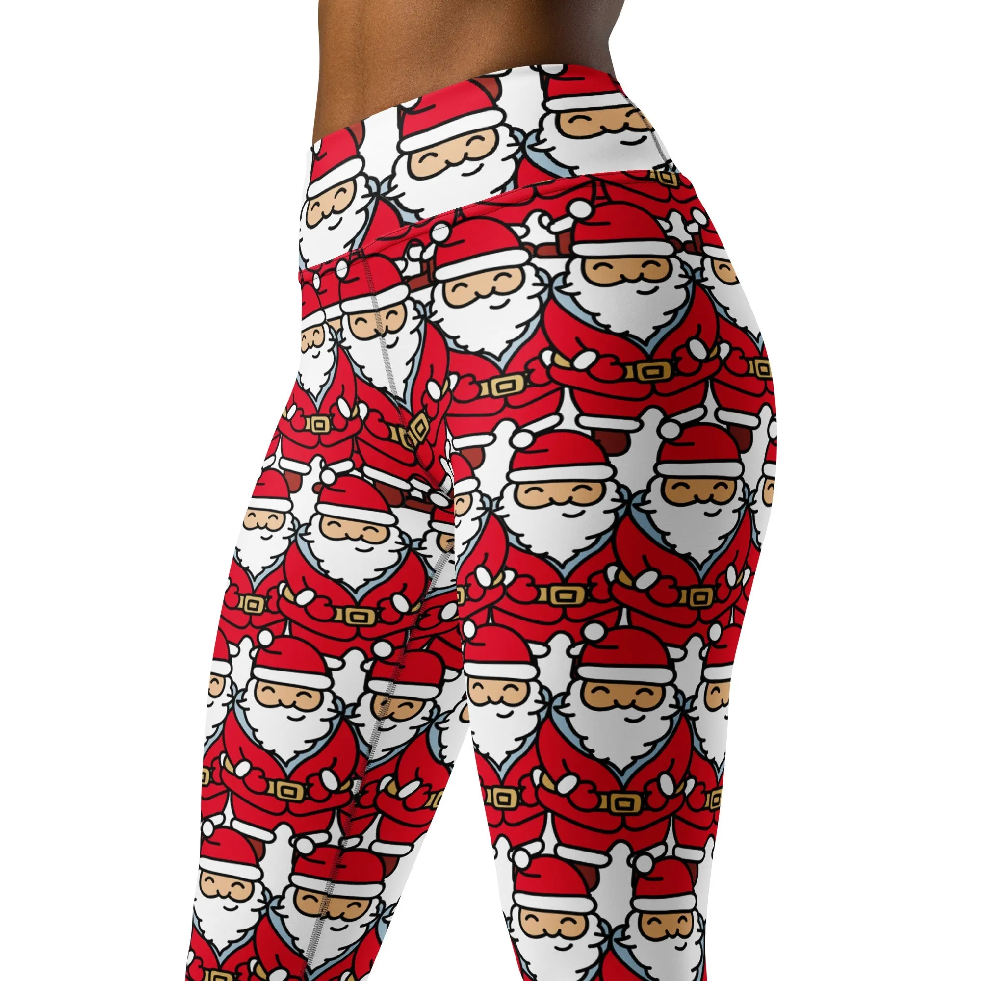 Cartoon Santa Yoga Leggings