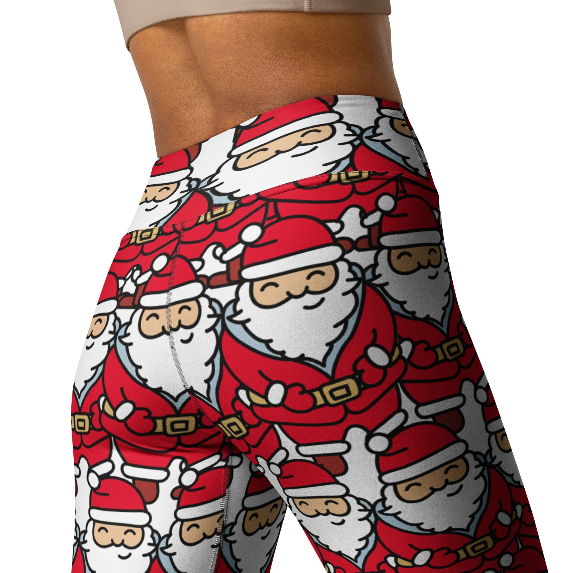 Cartoon Santa Yoga Leggings