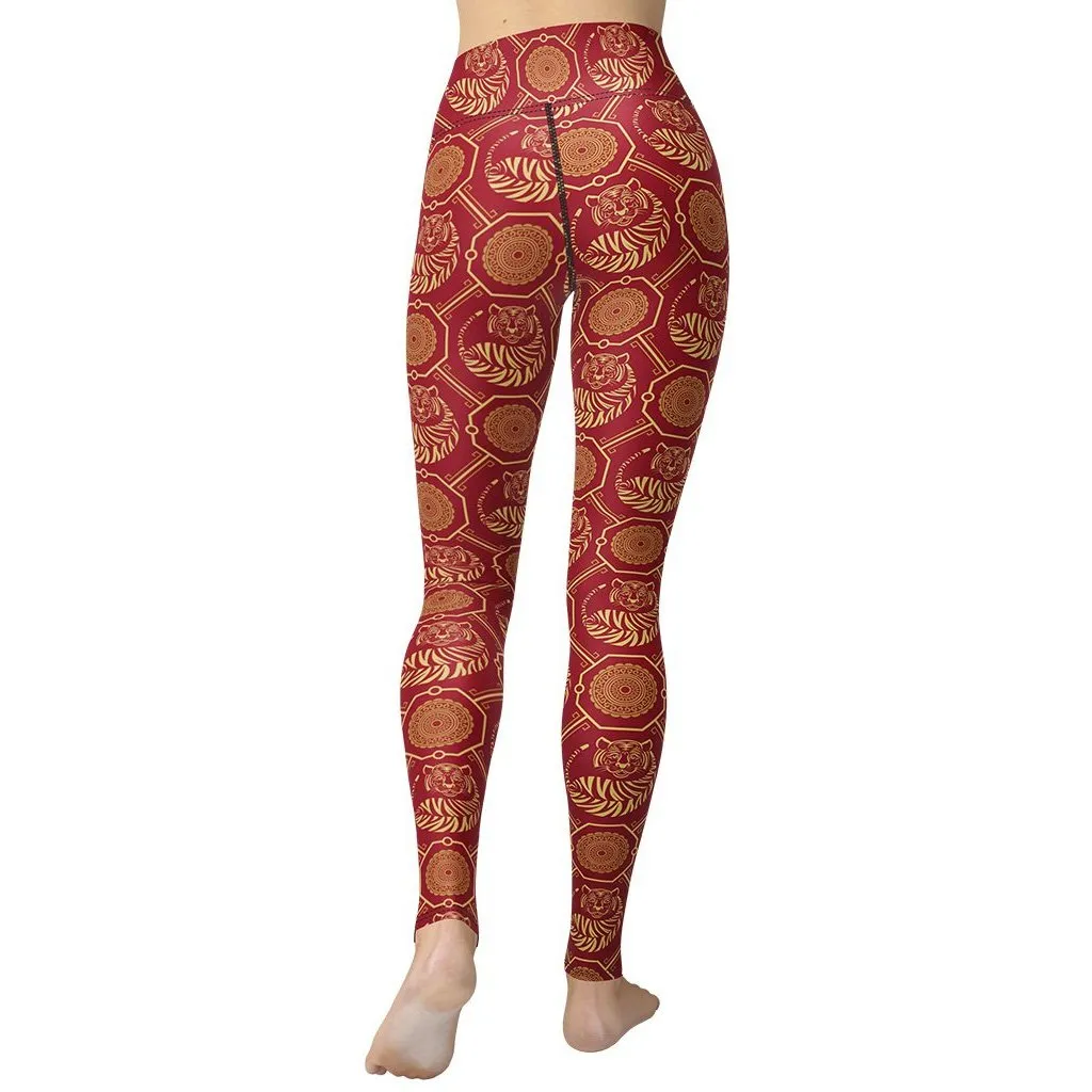 Chinese New Year Yoga Leggings